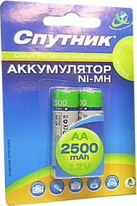 Аккумулятор (батарейный блок) для фотокамеры Спутник R6 AA-2500mAh