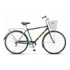 Городской велосипед Stels Navigator 350 Gent 28 Z010 черный 2020