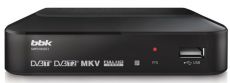 Ресивер DVB-T2 BBK SMP018HDT2 черный