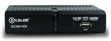 Ресивер DVB-T2 D-COLOR DC910HD черный